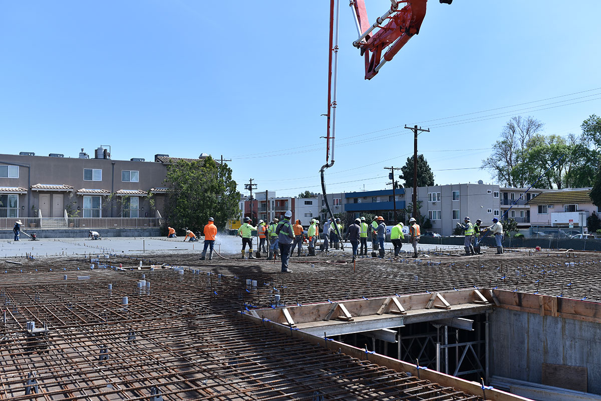 Concrete mix for construction project