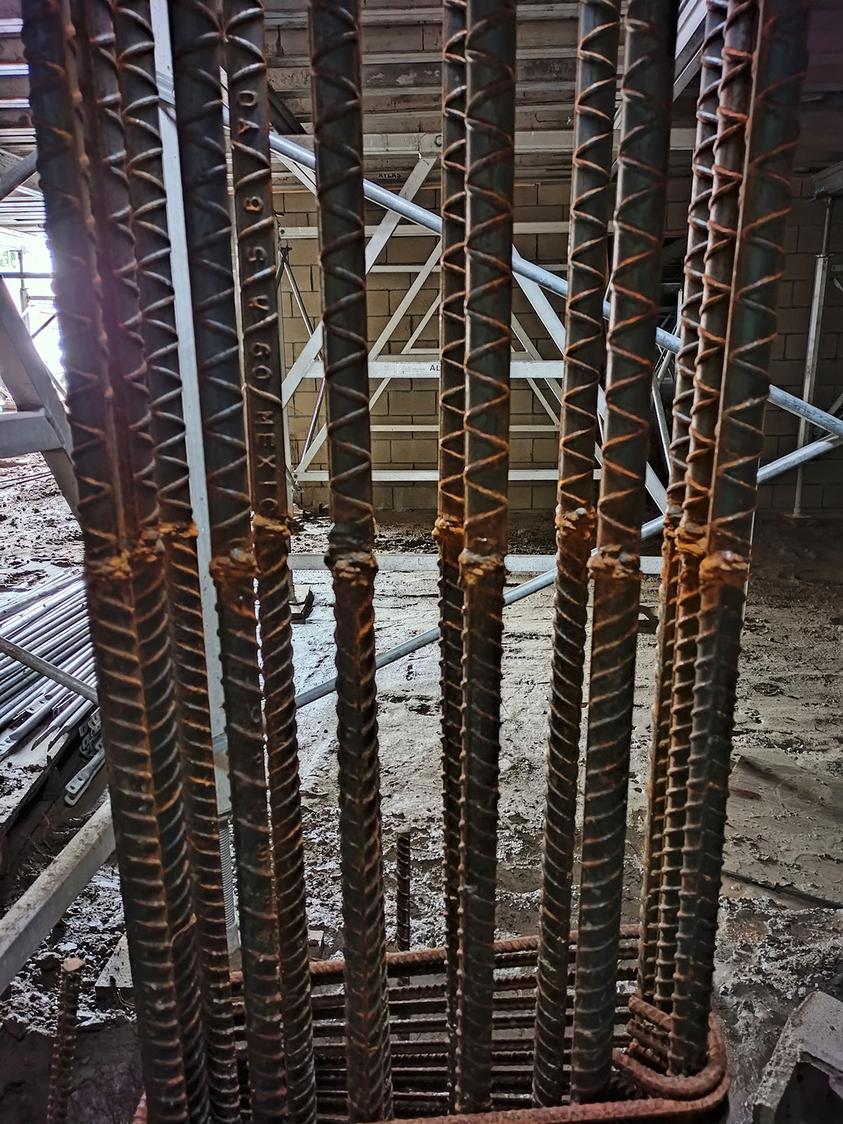 Structural steel welding process