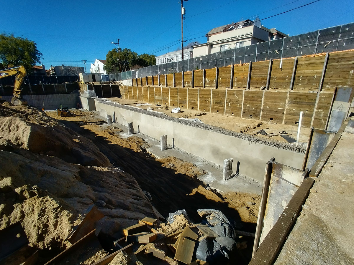 Steel column installation