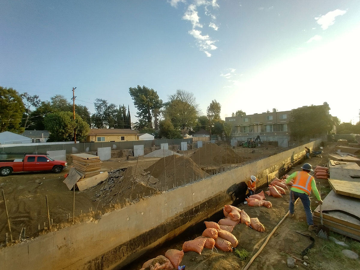 Shear wall reinforcement installation