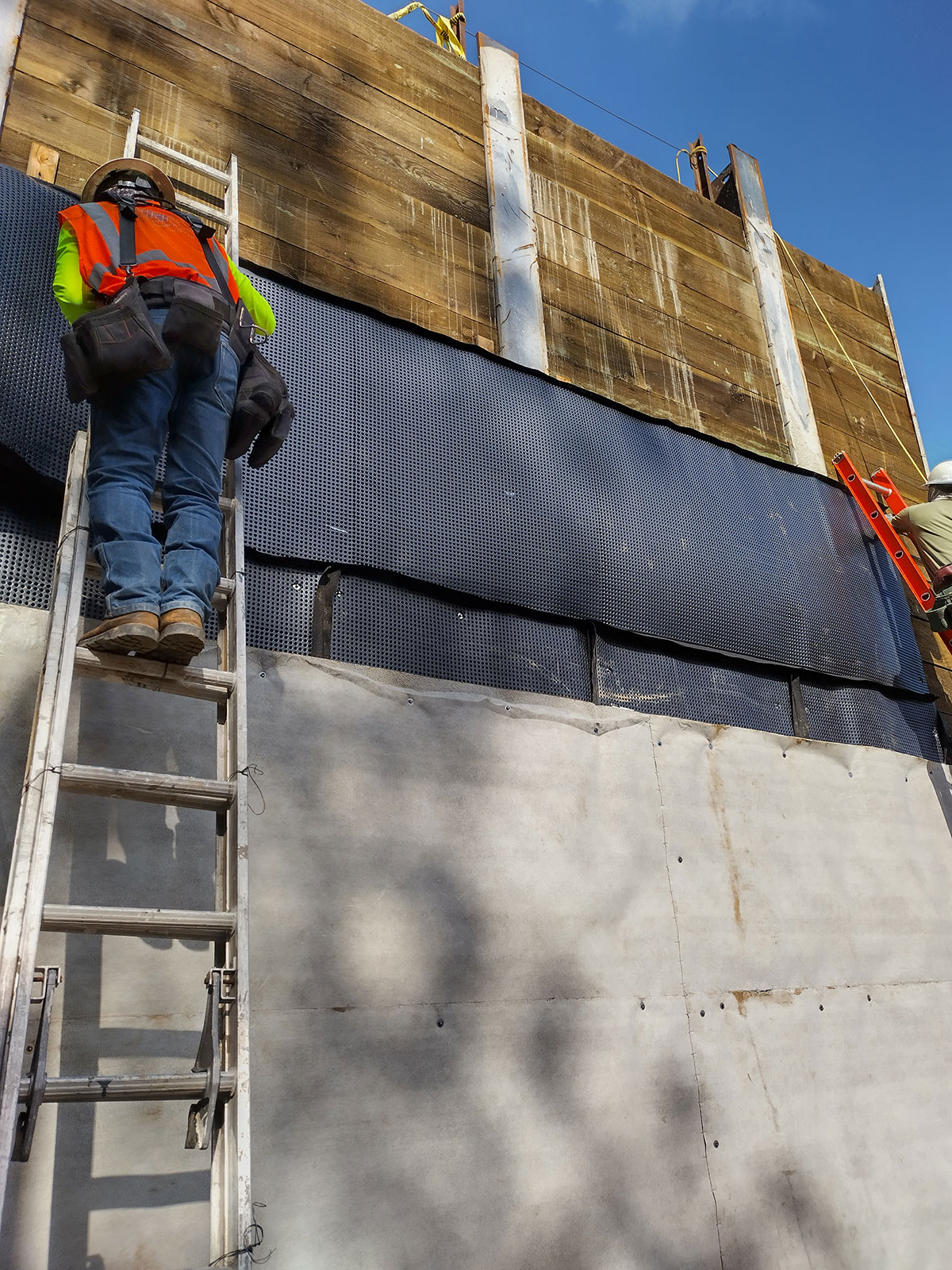 ESC seismic retrofit project in progress.